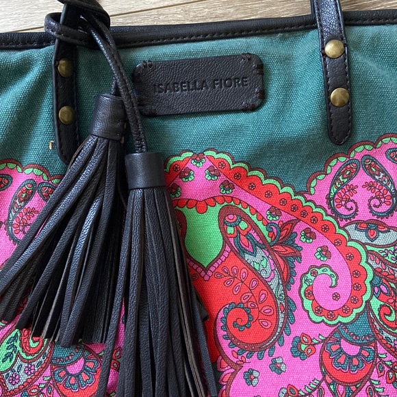 Isabella Fiore colorful tote bag - Picture 2 of 7